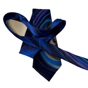 Jerry Garcia Mickey 61 Collection Blue Psychedelic Themed Tie